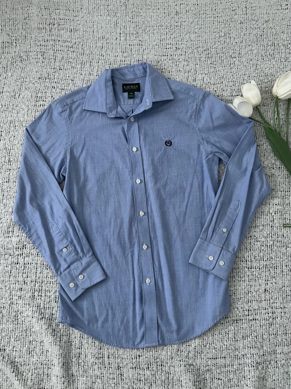 Ralph Lauren Light Blue women Button-Up Oxford Shirt